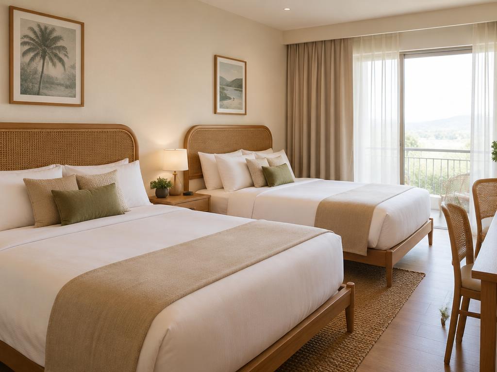 Family room with two beds
